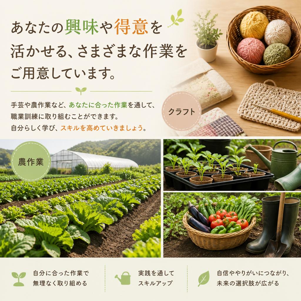 多様な職業訓練