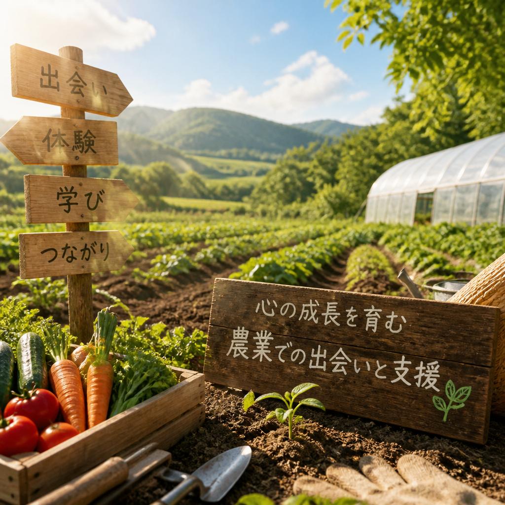 心の成長を育む、農業での出会いと支援