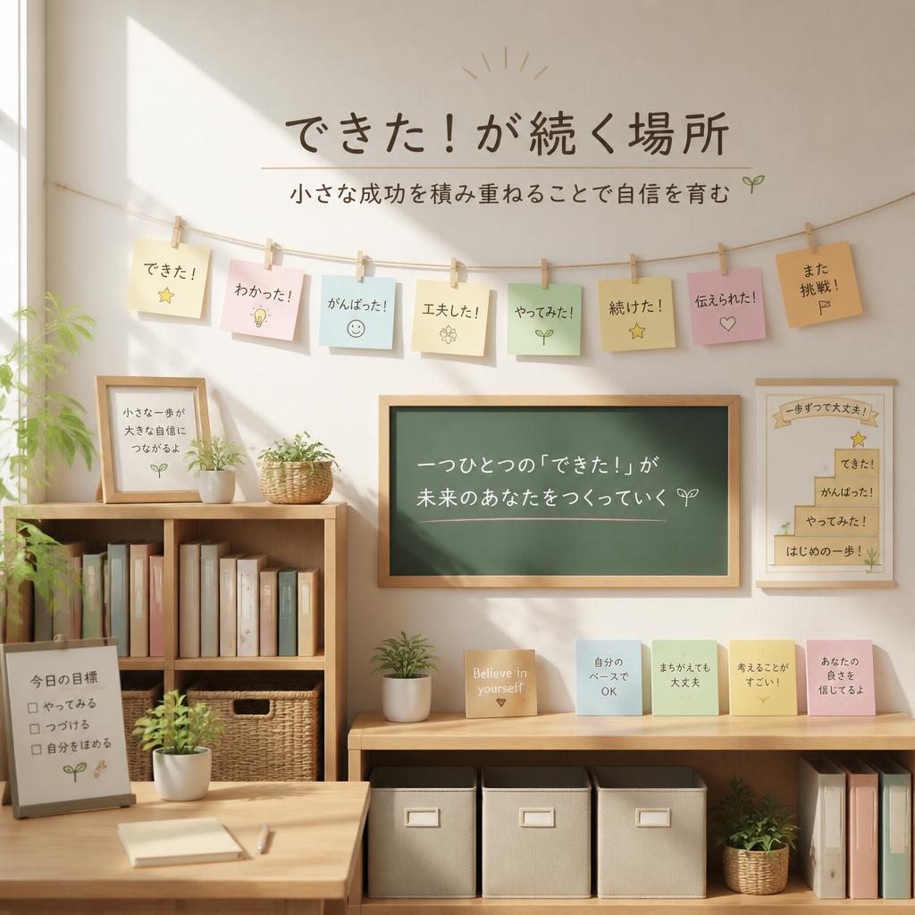 「できた！が続く場所」: 小さな成功を積み重ねることで自信を育む