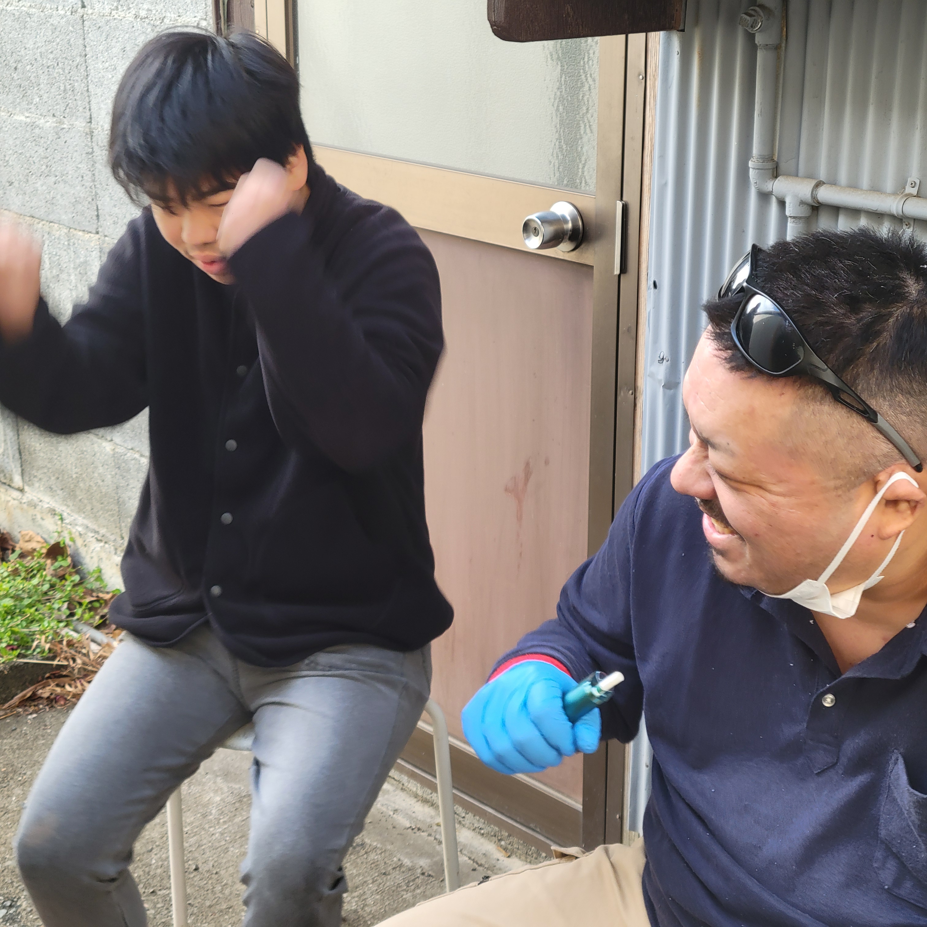 多様な作業を通じた交流